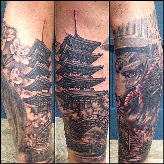 Adam_Pekr_Art \u2014 Progress on Sam\u0027s japanese leg sleeve