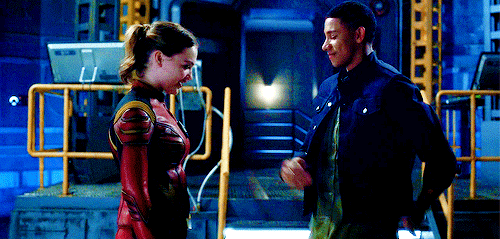 Violett Beane and Keiynan Lonsdale as Jesse Wells/ Jesse Quick and Wally West in “The New Rogues” (Photo Credit: Tumblr)