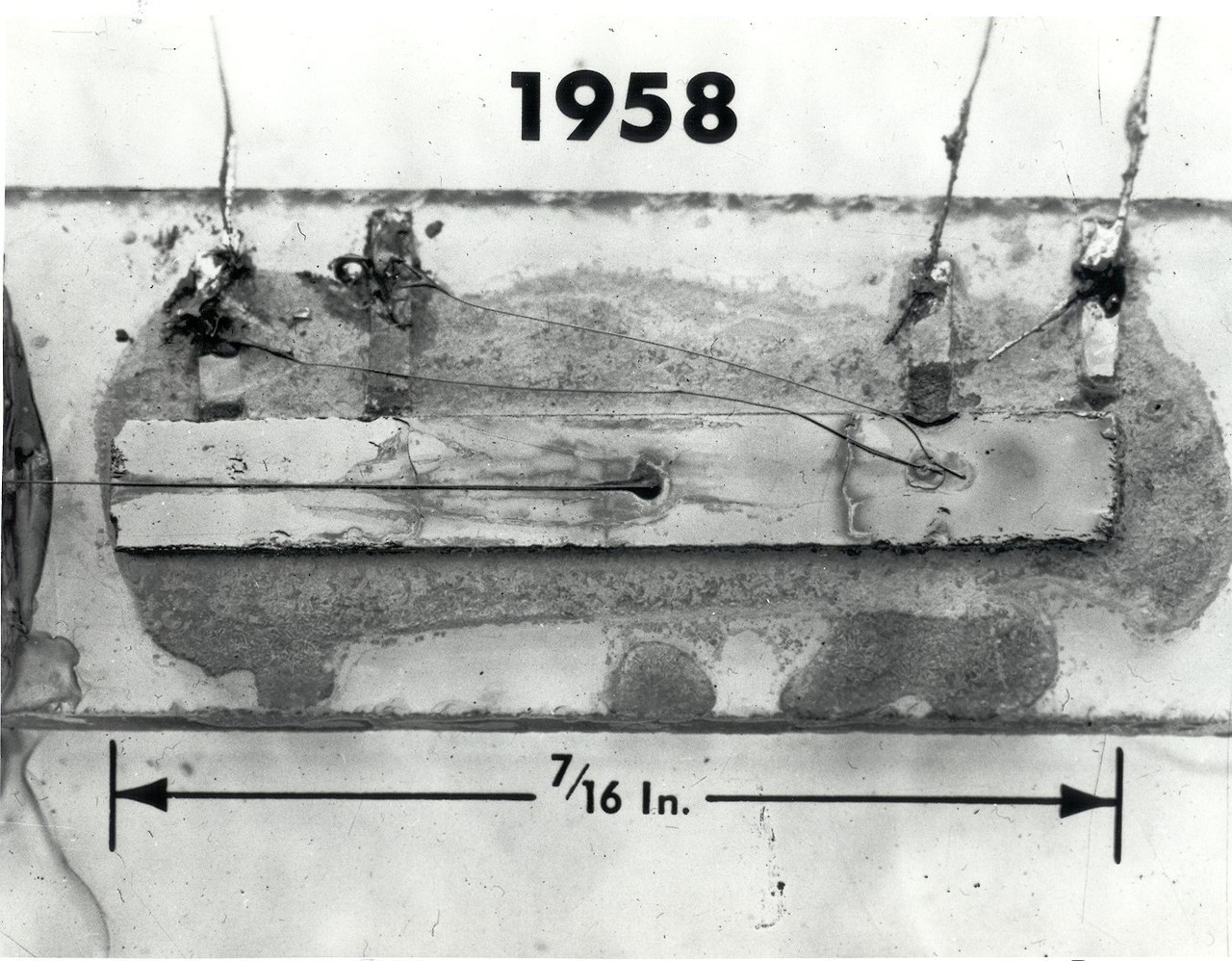 1958 First Integrated Circuit 1958 First Integrated Circuit