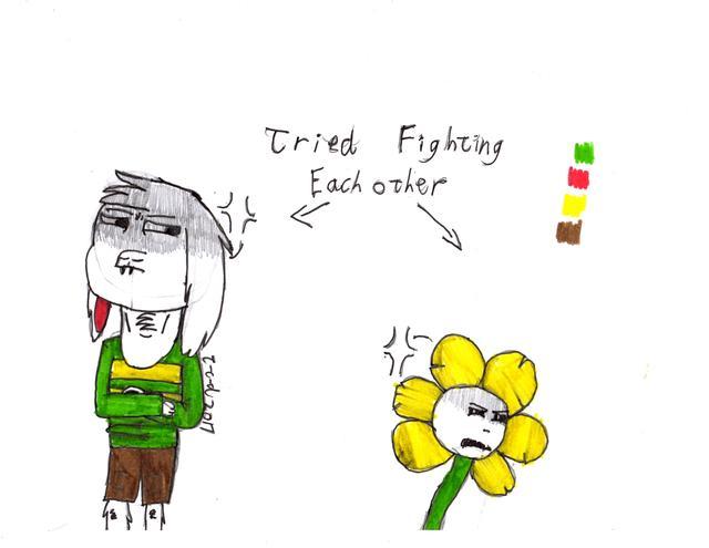 What S Going On Ladies And Gents — Asriel And Flowey Seem To Never