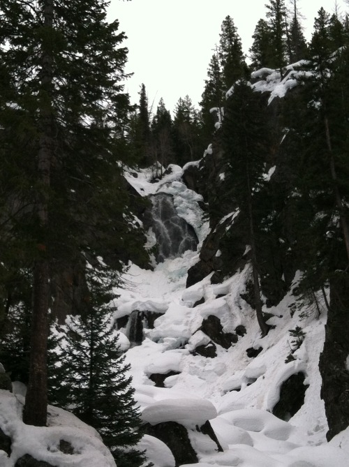 Fish creek Falls, Steamboat Springs CO, Frozen