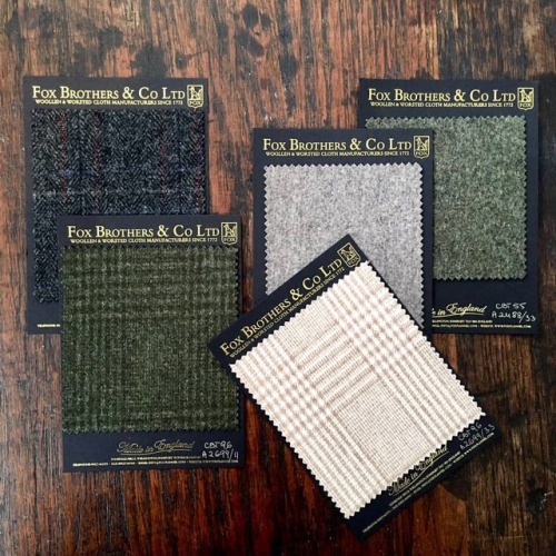 themerchantfox:A selection of our Limited Edition cloth....