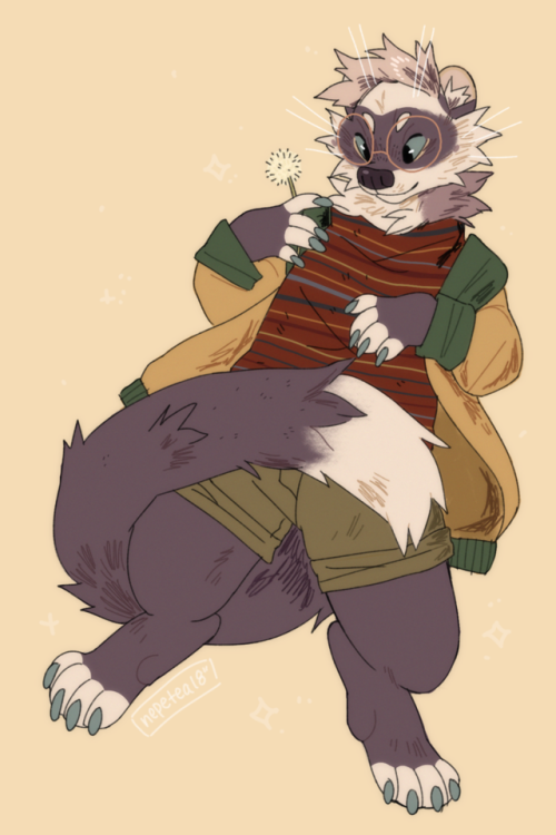 nepeteaa:a ferret commission for a lovely client over email!