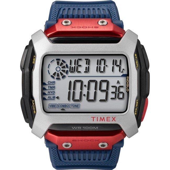 【TIMEX】 天美時 X Red Bull 聯名 遠征系列限量電子錶 (紅/藍/黑 TXTW5M20800)