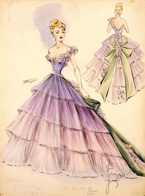 theacademy:Costume design for an item worn by Jayne Mansfield in...