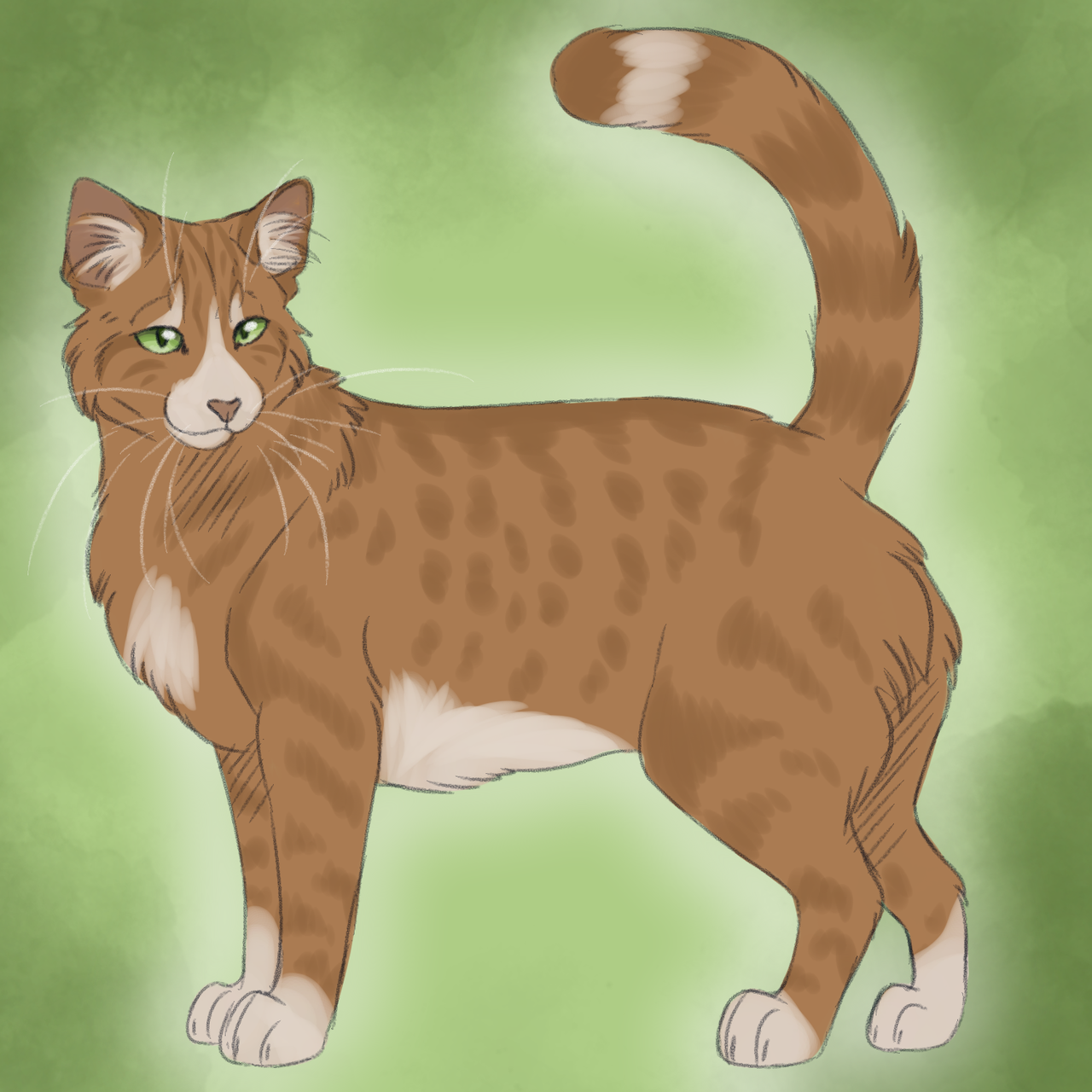 ginger spotted tabby