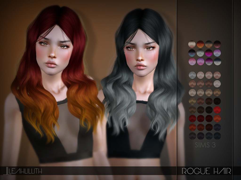 Emily Cc Finds Leahlillith Rogue Hair Download Sims 3