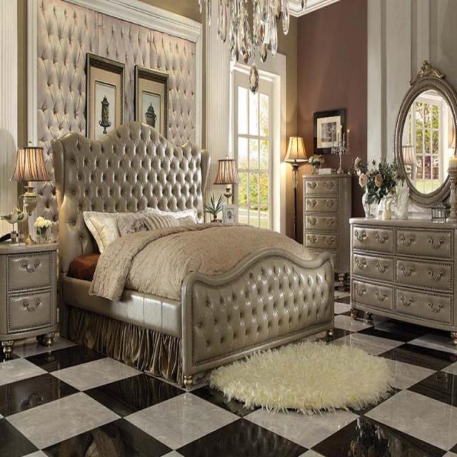 Champagne Gold Finish Victorian Bedroom Set... | Your #1 Furniture ...