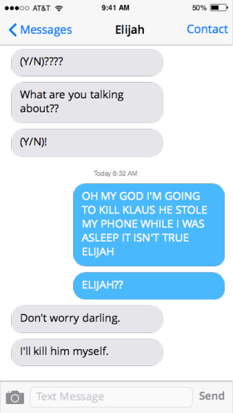elijah mikaelson fake text tumblr text messes