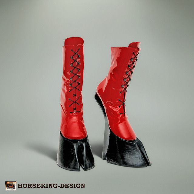 HORSEKING DESIGN — Succubus / Demon Cloven Hoof Boots Only ...