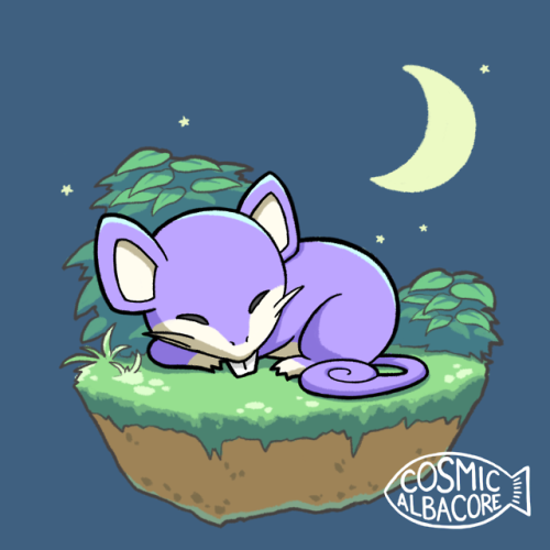 cosmic-albacore:Inktober Day ! A sleepy Rattata :D