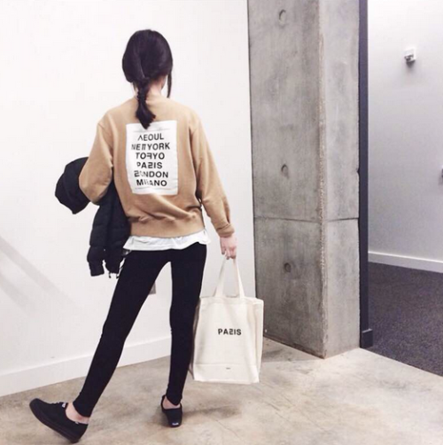 mine miuxin cities sweater discount code hangul korean fashion
