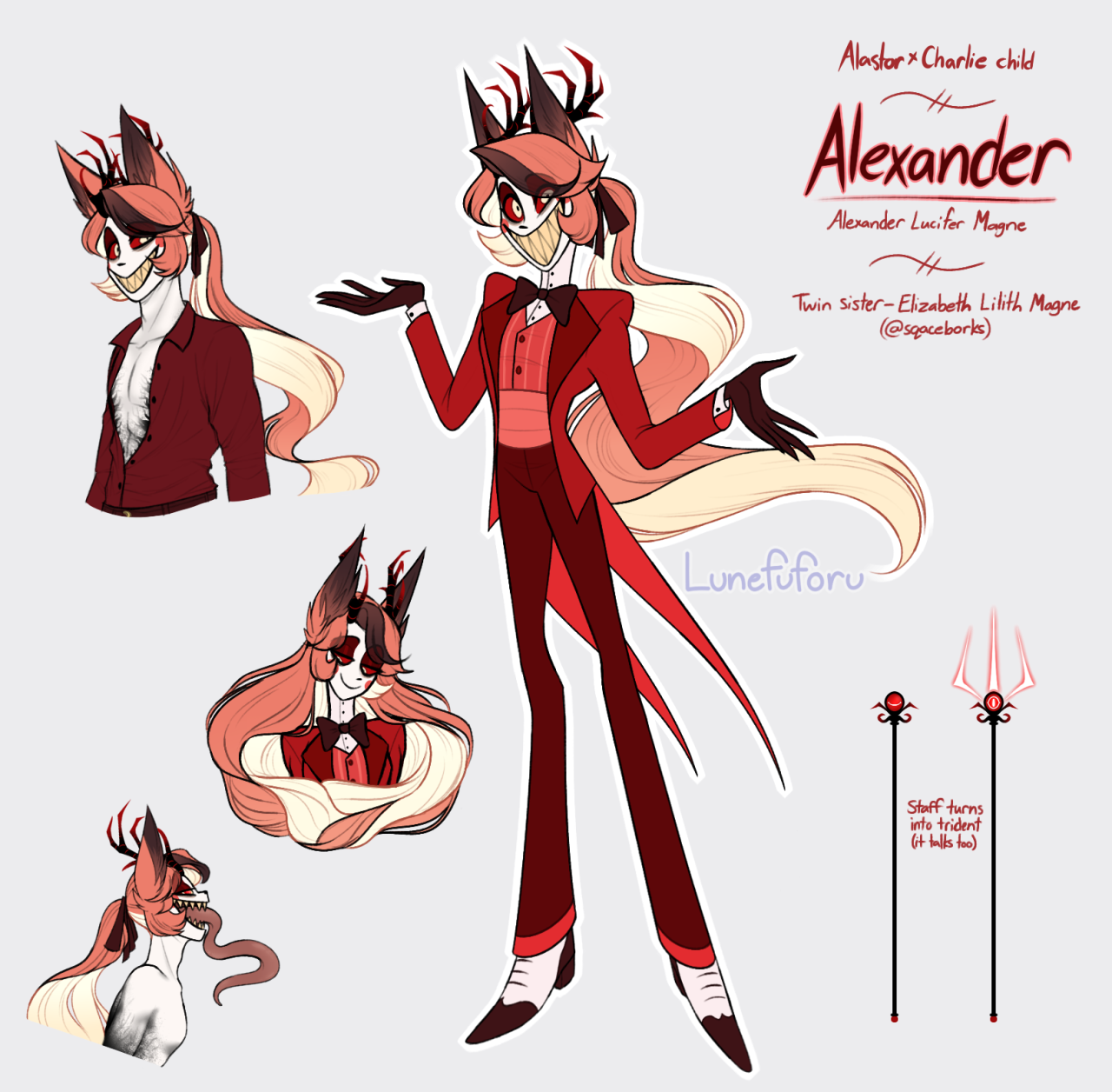 Awoo 🐺 — I Finally Made A Charlastor Child Ayyy Alex Is