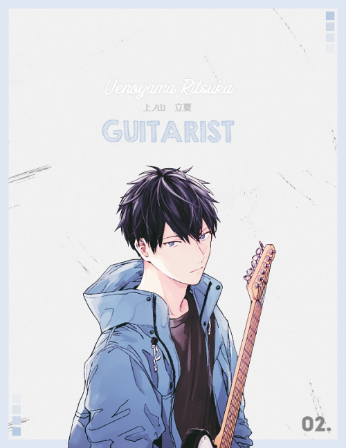 zhanxixis:☆ given / ギヴン▬ characters » band roles❝ we all have...