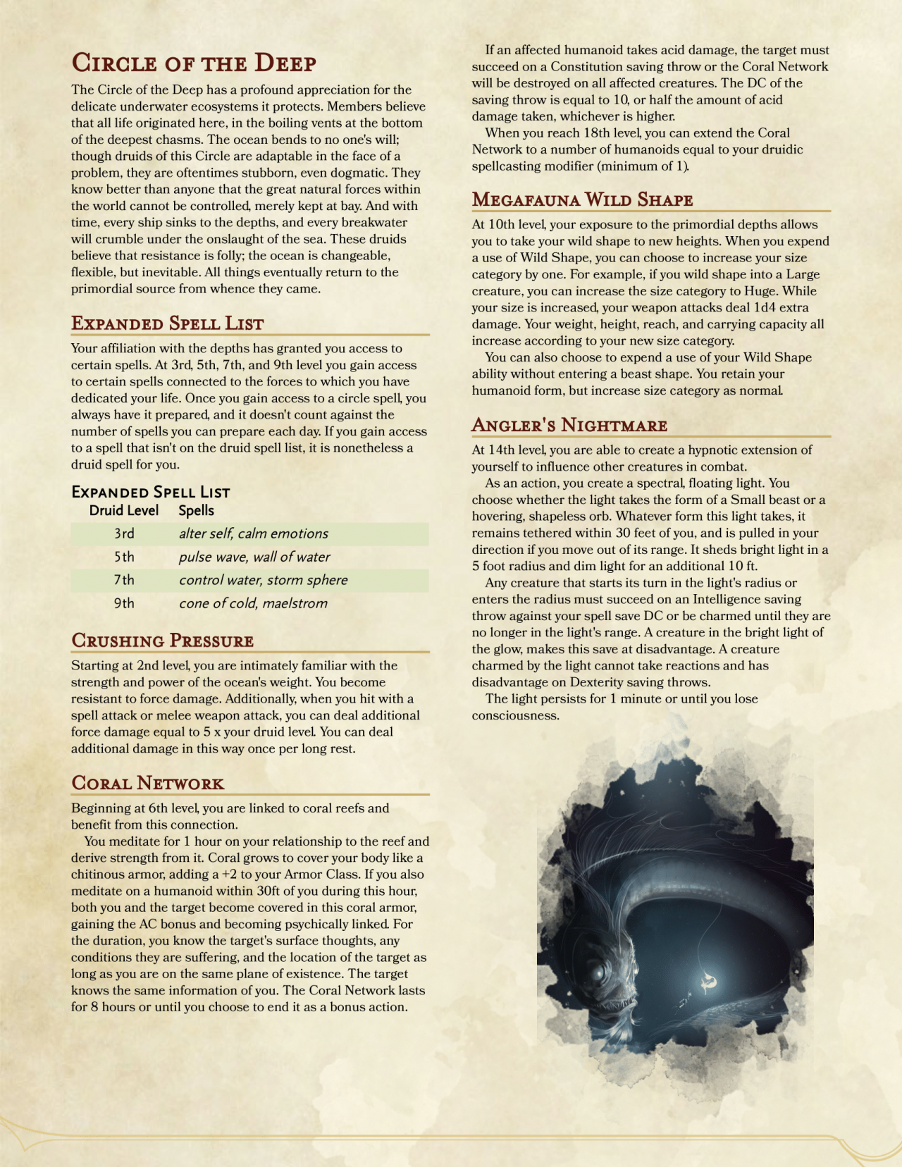 dnd me circle of the moon 5e