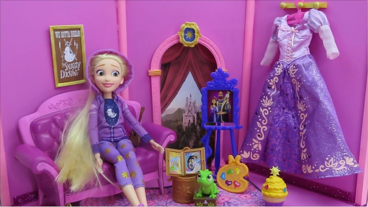 Disney Toy Cars Sleeping Beauty Rapunzel Tangled Frozen Elsa Anna Box Set Toys