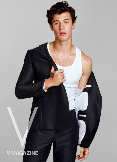 meninvogue:Shawn Mendes photographed by Justin Campbell for V...