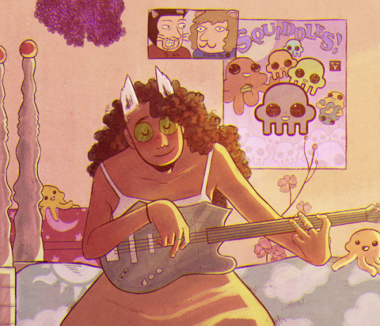 sometimes all a gal needs is her bass to relax at the end of the day