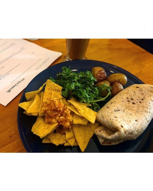 veganbohemia:Vegan breakfast burrito in @wokecupcafe this...