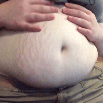 tumblr belly rub gif