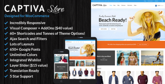Captiva v2.2 – Responsive WordPress WooCommerce Theme Nulled