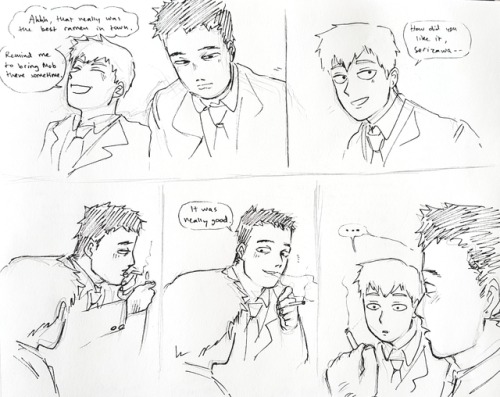 watermelonstar:SERIREI WEEK DAY 4: HABITS. heres the comic i...