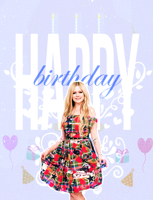 missquinzels:avrillavignestyle:HAPPY 31st BIRTHDAY AVRIL...