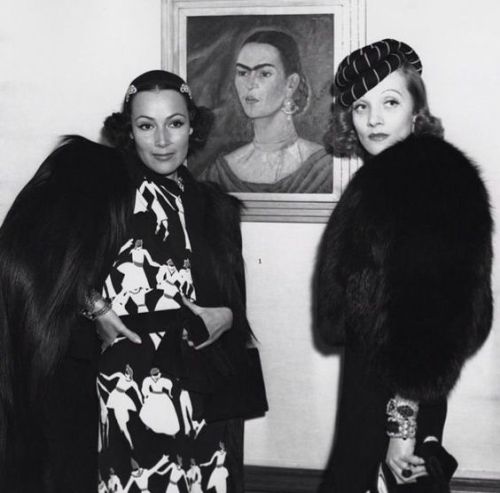 hauntedbystorytelling:Dolores del Rio and Marlene Dietrich...