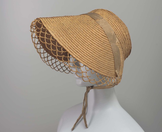 Ephemeral Elegance — Straw Bonnet, ca. early 19th century via MFA