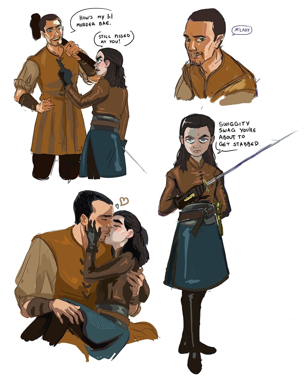 Avian Anderson I Wanted An Arya Gendry Reunion Dang It Since We