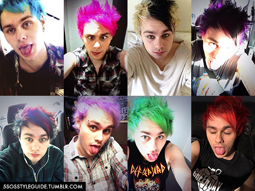 5sos Style Guide Michael Clifford Non Semi Demi Permanent Hair