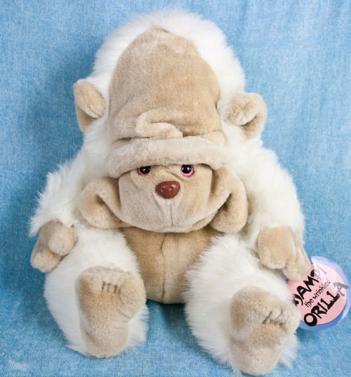 toycore kidcore plush gorilla brown hall of fame