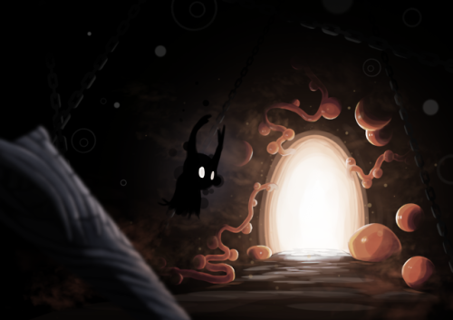 hollow knight shade nail final boss art Fanart