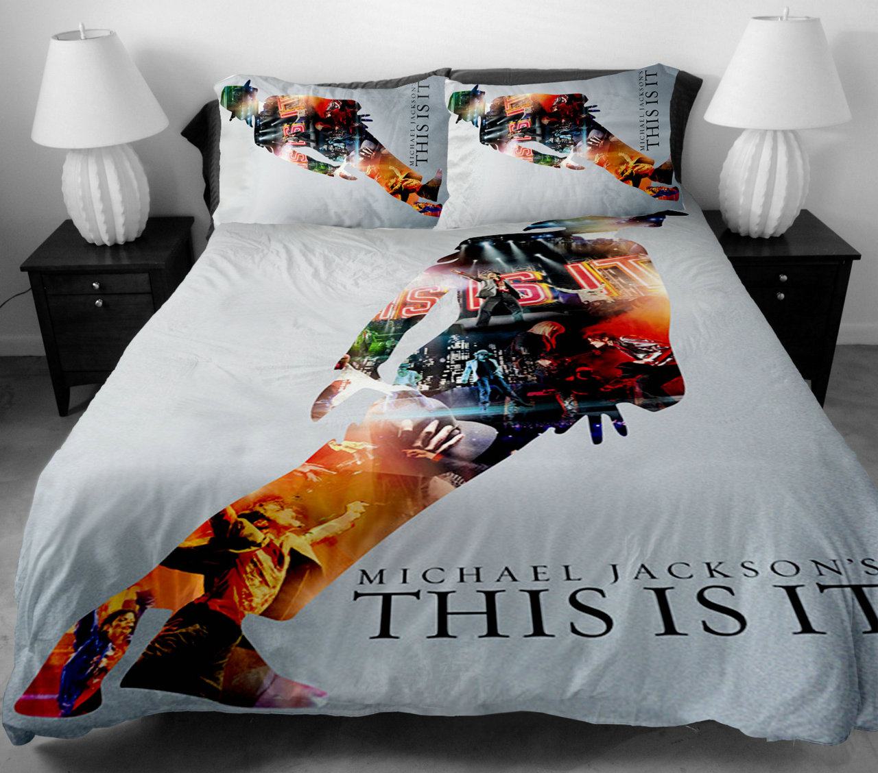 Galaxy Bedding Space Star Best White