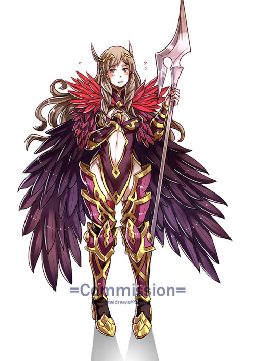 Harrier Sumia for chaoscat24 ! Thank you for the... - scribble