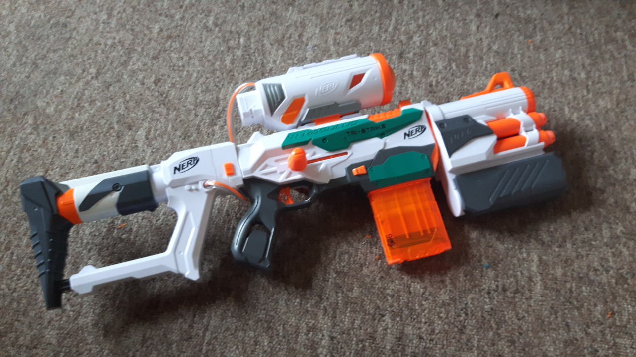 Nerf Modulus Tri-Strike - Diaries of a Nerf Armourer