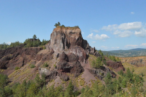 Extinct volcano, Racos, Romania