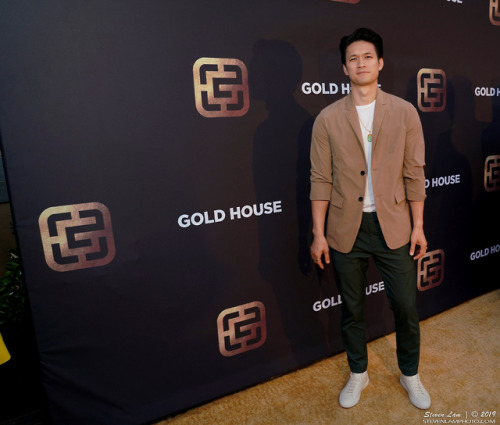 dailyharryshumjr:Harry Shum Jr. attending Gold House A100...