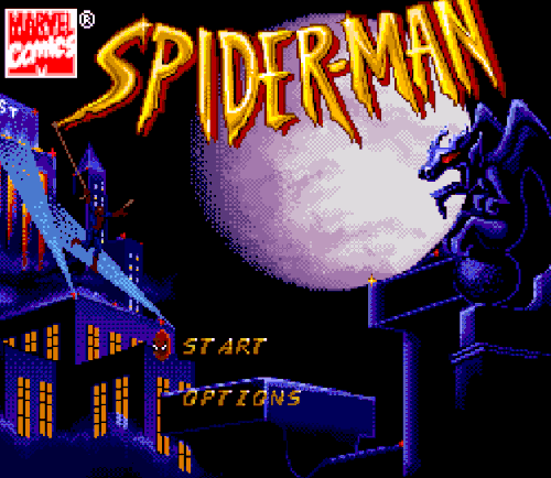 spiderman marvel comics ljn snes super nintendo 16 bit gif animated my gifs gaming videogames retro game pixel art pixels