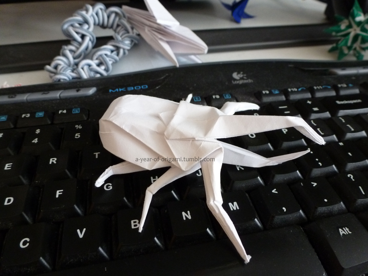 A Year Of Origami Hercules Beetle By Jo Nakashima