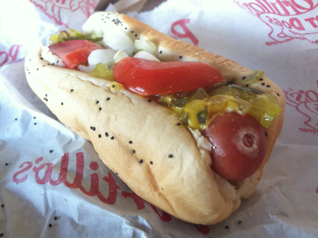 best chicago hot dog portillos