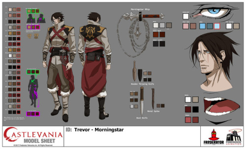 team-castlevania:Trevor Belmont, Alucard, Sypha Belnades,...