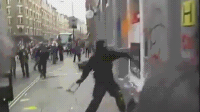 Image result for street riot gif