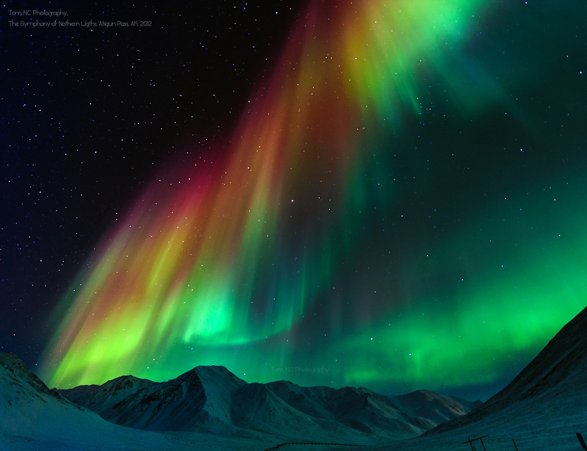 just–space: The Symphony of Northern Lights.