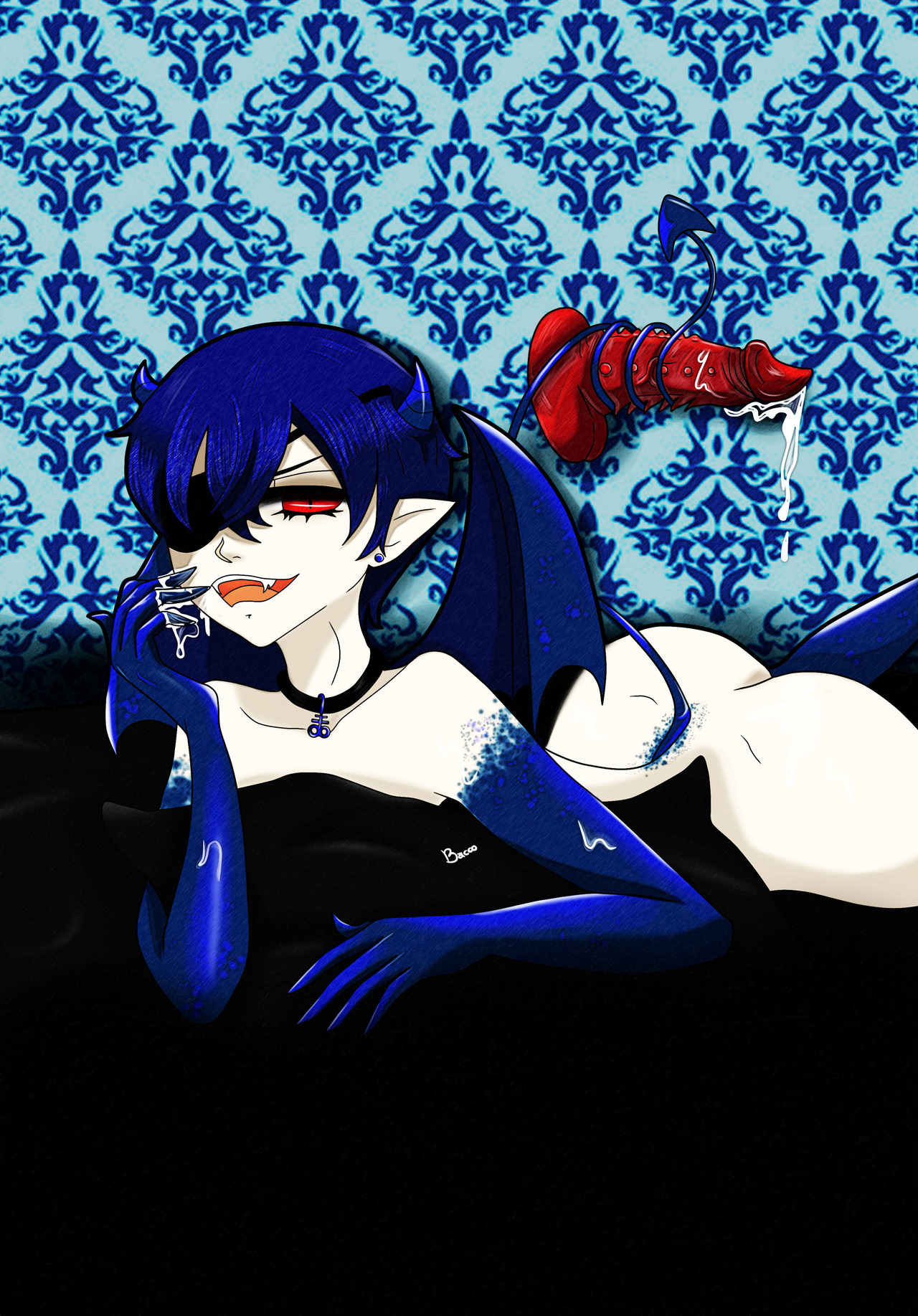 baccoart:
â€œI finally finished the art of the little devil Ciel. If you want posters, pictures or stickers, just click here.
â€