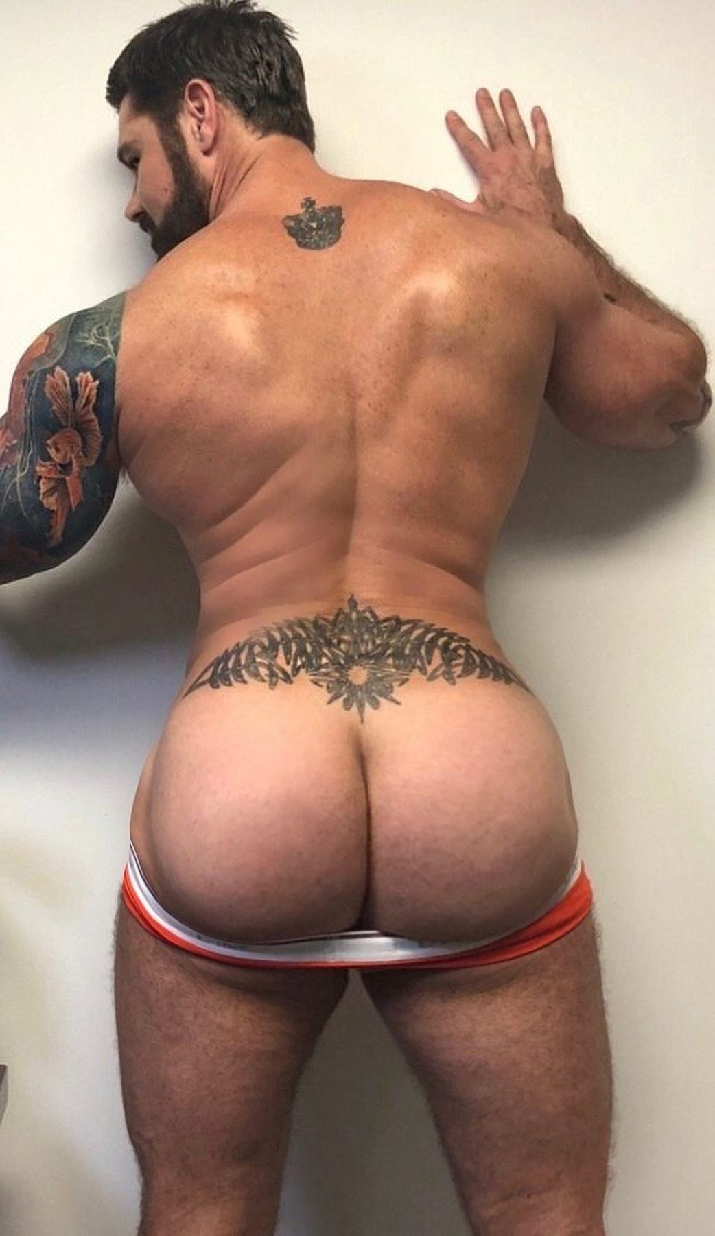 Mens butt tattoo - 🧡 Michael Stokes Could Use a Hand With These Guys.