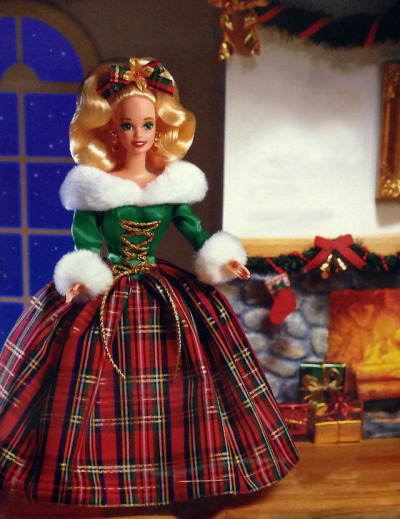 happy holidays gala barbie