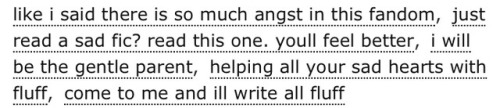 ao3tagoftheday:[Image Description: Tags reading “like I said...