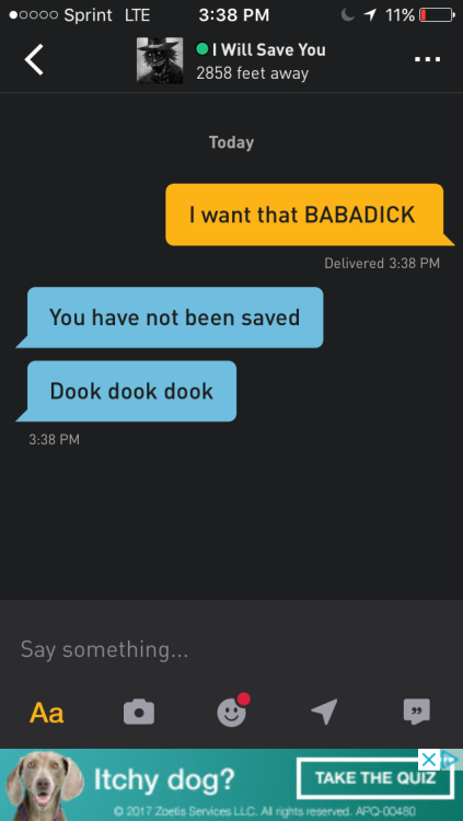 itsmateopalacio:Um I was on Grindr and this happened