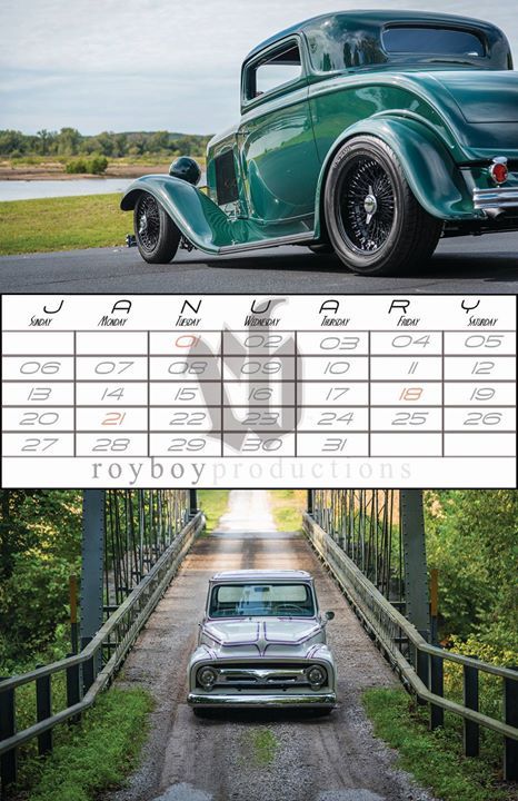 Here are the mockups for the 2019 Royboy Productions calendar....